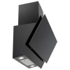 electriQ 90cm Angled Cooker Hood with Touch &amp; Gesture Control - Black - A+++