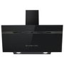 electriQ 90cm Super Silent Angled Cooker Hood - Black