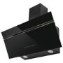 electriQ 90cm Super Silent Angled Cooker Hood - Black 