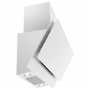 electriQ 90cm Touch & Gesture Control Angled Chimney Cooker Hood - White