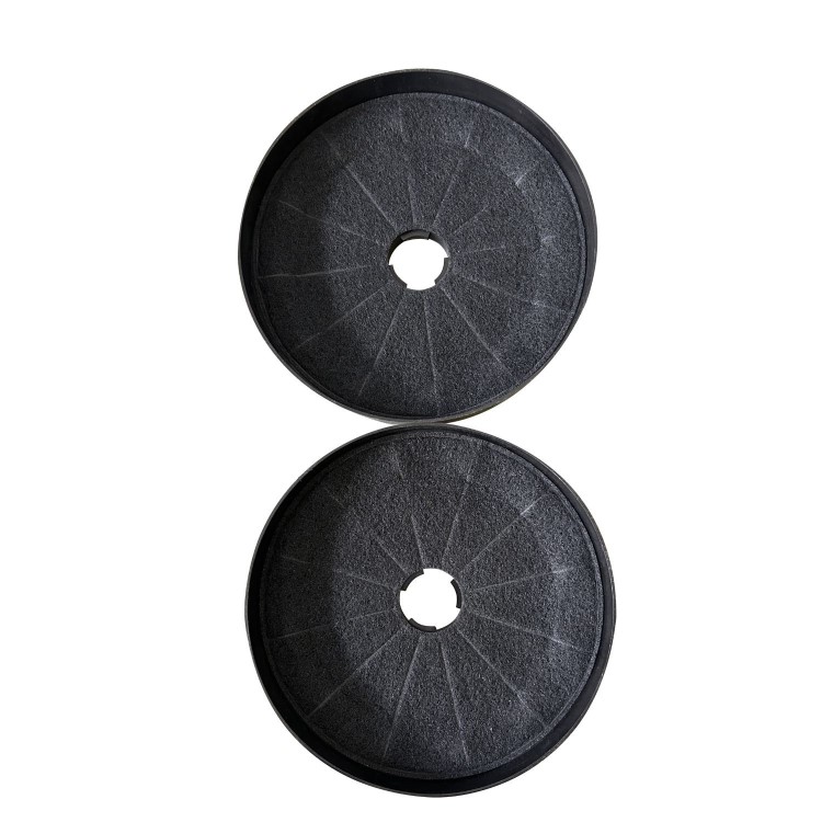 electriQ 90cm Angled Chimney Cooker Hood with Front Filter - Black