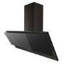 electriQ 90cm Angled Chimney Cooker Hood - Black