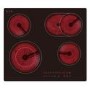 electriQ 60cm Ceramic Hob with Extended Zone - Black