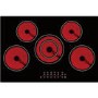 GRADE A1 - electriQ 77cm 5 Zone Touch Control Ceramic Hob