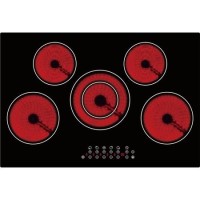 electriQ 77cm 5 Zone Touch Control Ceramic Hob