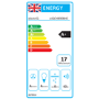 electriQ 90cm Angled Cooker Hood - Black Glass and Stainless Steel