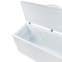 Refurbished electriQ eiQCHEST700VE 700 Litre Chest Freezer White