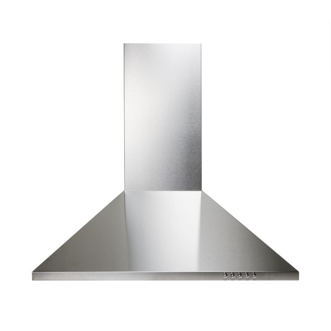 electriQ 60cm Traditional Chimney Cooker Hood - Stainless Steel