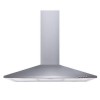 electriQ 90cm Traditional Chimney Cooker Hood in Stainless Steel  - Now with 5 Years warranty