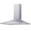 electriQ 90cm Traditional Chimney Cooker Hood in Stainless Steel  - Now with 5 Years warranty