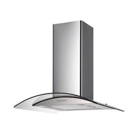 70cm curved glass cooker hood