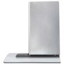 electriQ 70cm Curved Glass Chimney Cooker Hood - Stainless Steel