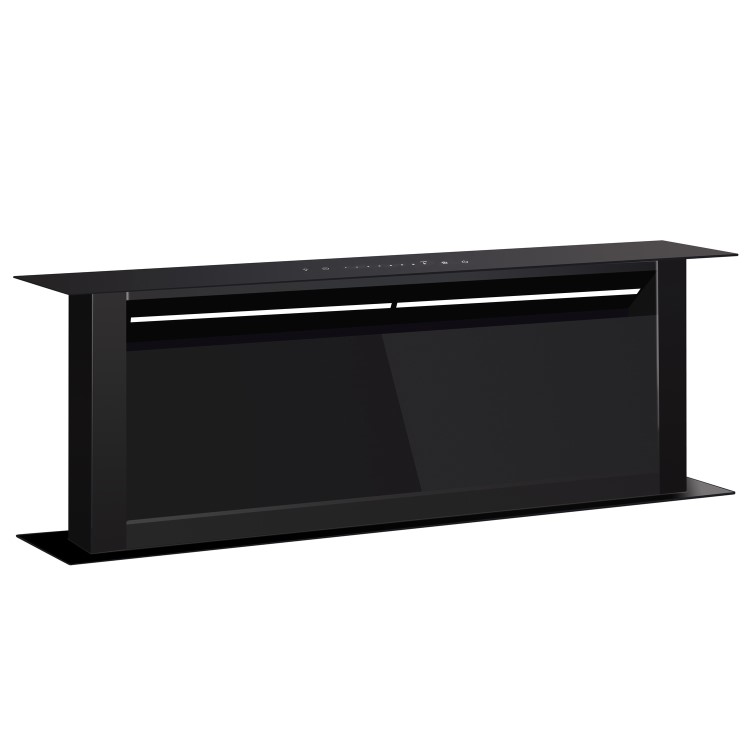 electriQ 120cm Downdraft Extractor - Black
