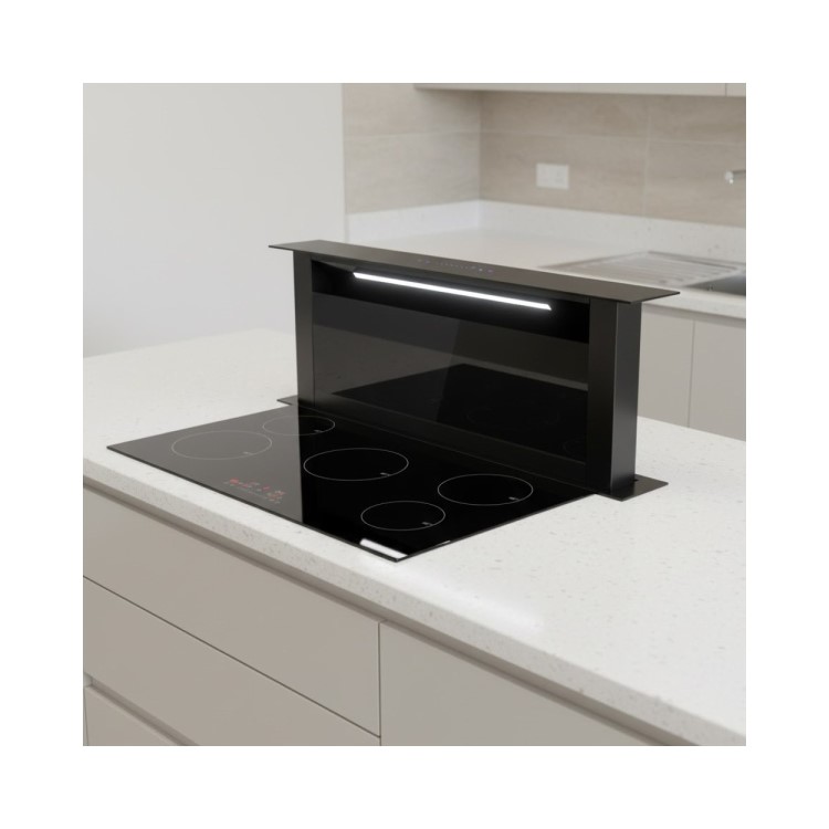 electriQ 90cm Downdraft Cooker Hood - Black