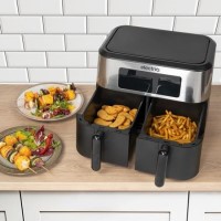 electriQ Dual Zone Air Fryer 8.5L Capacity