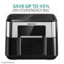 electriQ Dual Zone Air Fryer 8.5L Capacity