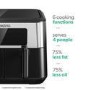 electriQ Dual Zone Air Fryer 8.5L Capacity