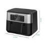electriQ Dual Zone Air Fryer 8.5L Capacity