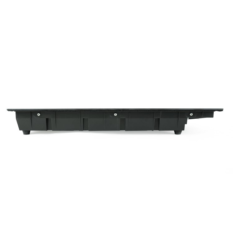 electriQ 30cm Domino Two Zone Induction Hob Black - Plug in and go ! 