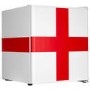 electriQ 48 Litre Drinks Fridge – England Flag Design