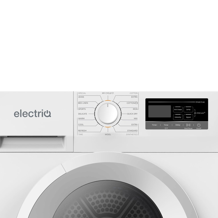 electriQ 7kg Heat Pump Tumble Dryer - White