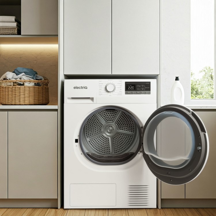 electriQ 7kg Heat Pump Tumble Dryer - White