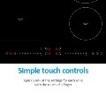 electriQ 60cm 4 Zone Induction Hob with Flex Zone