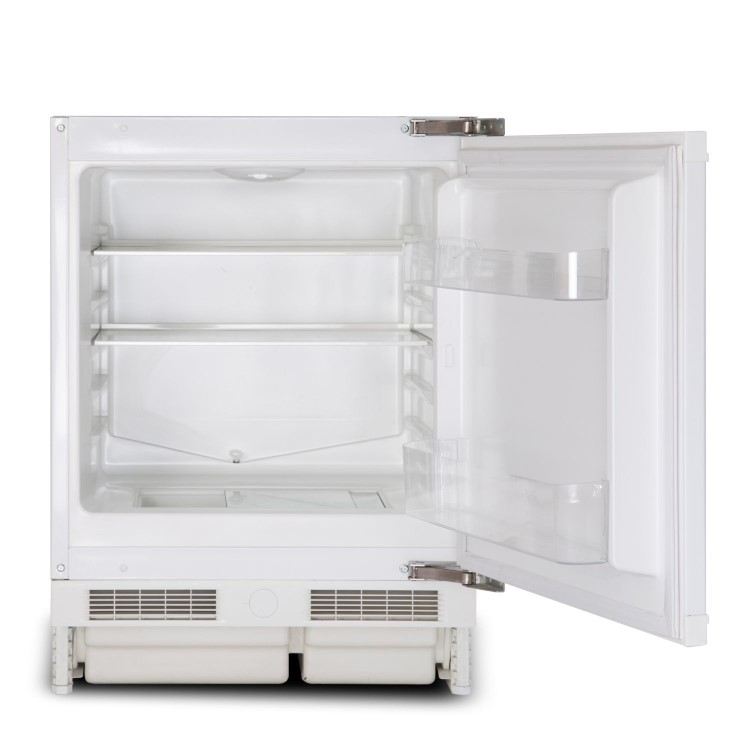 electriQ 110L Integrated Under Counter Larder Fridge