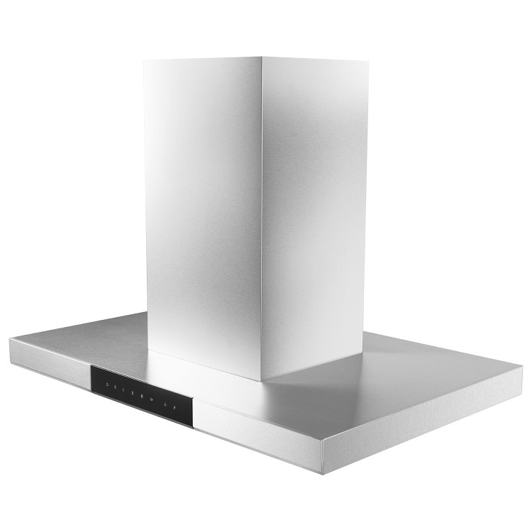 Refurbished electriQ eiQISLANDSLIMSS 90cm Island Hood with Hob to Hood Connection Stainless Steel