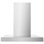 Refurbished electriQ eiQISLANDSLIMSS 90cm Island Hood with Hob to Hood Connection Stainless Steel
