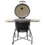 Refurbished Boss Grill King Egg - 27 Inch Ceramic Kamado Style Charcoal Smoker BBQ Grill