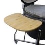 Refurbished Boss Grill King Egg - 27 Inch Ceramic Kamado Style Charcoal Smoker BBQ Grill