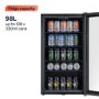 electriQ 98 Litre Drinks Fridge - Stainless Steel