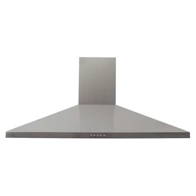 electriQ 90cm Traditional Stainless Steel Chimney Cooker Hood - 5 Year warranty