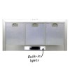 GRADE A2 - electriQ 90cm Traditional Stainless Steel Chimney Cooker Hood