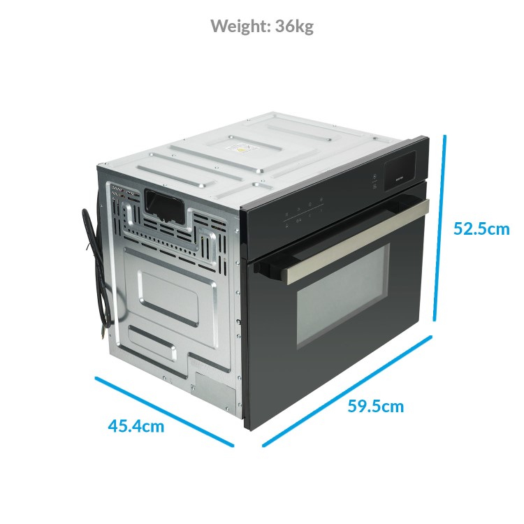 electriQ Built-in 34 litre Combination Steam Microwave Oven with onsite warranty
