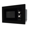 GRADE A1 - electriQ 20L Built in Standard Solo Microwave in Black