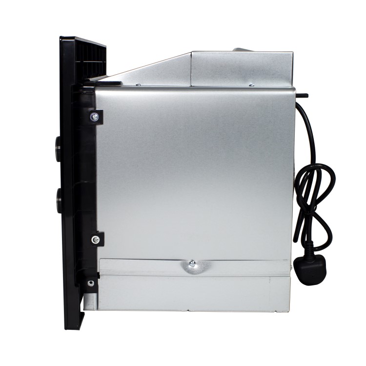 GRADE A1 - electriQ 20L Built in Standard Solo Microwave in Black