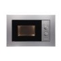 GRADE A2 - electriQ 20L Built in Standard Solo Microwave in Stainless Steel