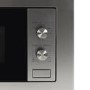 GRADE A2 - electriQ 20L Built in Standard Solo Microwave in Stainless Steel