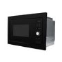 GRADE A2 - electriQ 25L Built in Standard Solo Microwave in Black