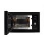 GRADE A2 - electriQ 25L Built in Standard Solo Microwave in Black