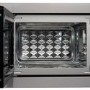 Refurbished electriQ eiQMOBISOLO25MD Built In 25L 1000W Microwave Stainless Steel with Mirror Door