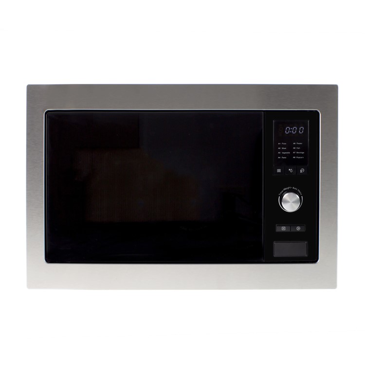Refurbished electriQ Built-In 900W Microwave - Stainless Steel