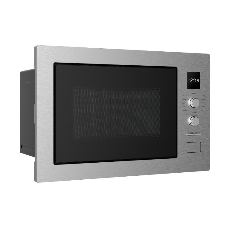 electriQ 25L Built-in Combi Microwave Oven with Grill - Stainless Steel