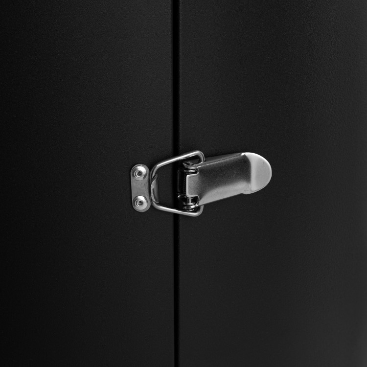 electriQ Outdoor Freestanding Gas Patio Heater - Black