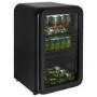 electriQ 115 Litre Retro Drinks Fridge - Matt Black