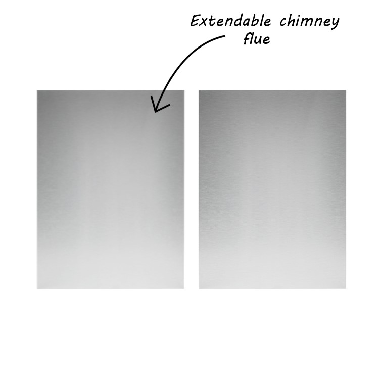 Refurbished electriQ 100cm Touch Control Wall Mounted Chimney Cooker Hood - Black Glass Front- 5 Year warranty