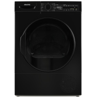 electriQ 12kg Freestanding Heat Pump Tumble Dryer - Black