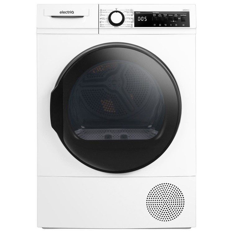 Refurbished electriQ 12kg Heat Pump Tumble Dryer - White